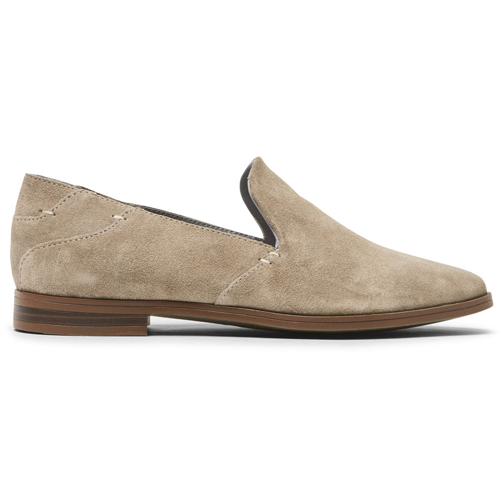 Rockport Loafers Dame Khaki - Perpetua - TWGS23198